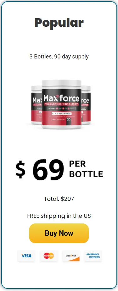 Buy Max Force 3 Bottle